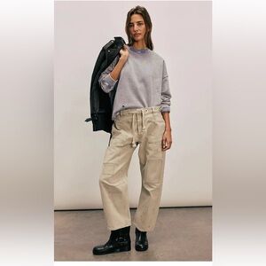 NWOT FREE PEOPLE WE THE FREE MOXIE LOW SLUNG PULL ON BARREL JETTY SIZE 30 $148